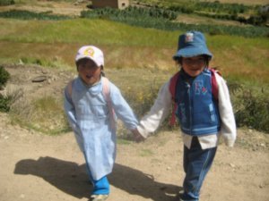 Lake Titicaca kids