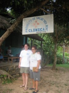 Two American girls we met who were working at the clinic
