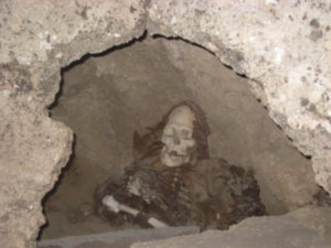 500 year old body at San Juan cemetery