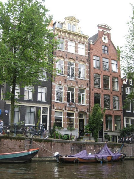 Houses by Amsterdam canal