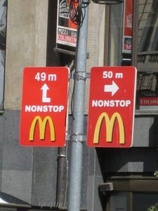McDonald's on EVERY corner!