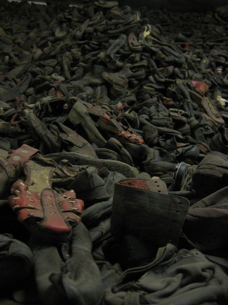 Some of the 80,000 shoes