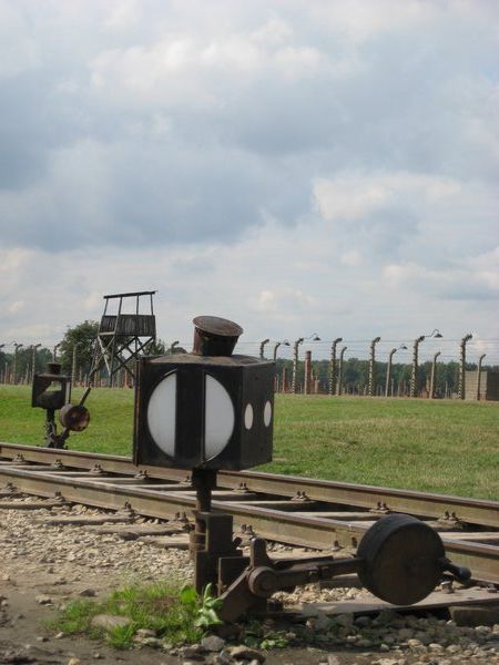 Birkenau train track