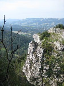 Looking down on Zakopane