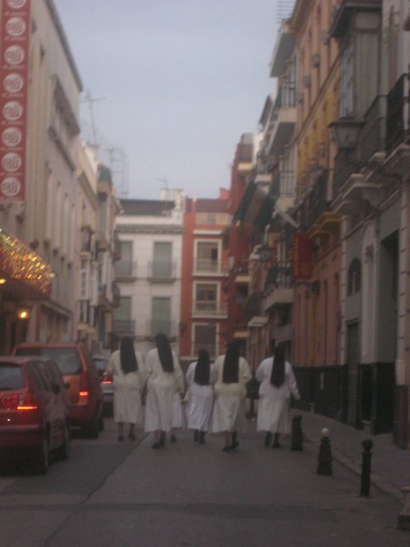 Chasing nuns down the street
