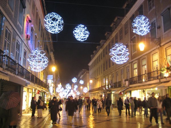 Christmas decorations, Lisbon