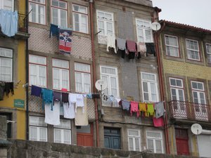 Porto houses by the river