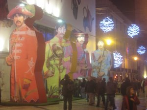 The Beatles make an appearance, Lisbon
