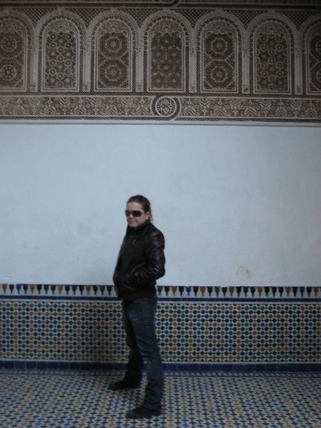 Posing, Bahia Palace, Marrakech