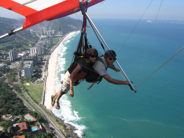 Handgliding over Rio