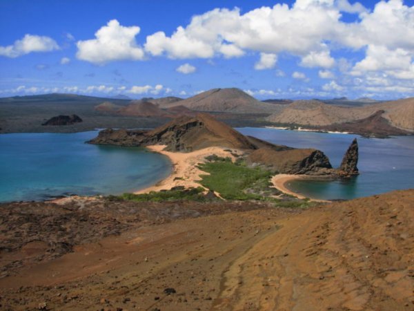Galapagos Bartolome Island with Pinnacle Rock