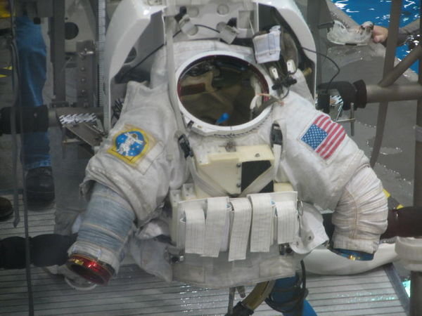 Houston Space Centre NBL astronaut suit