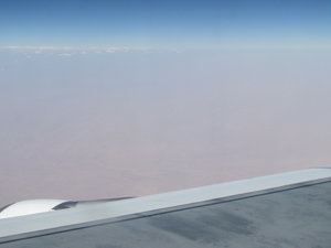 Flying over Sahara