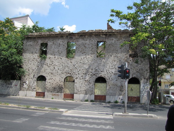 Mostar front line