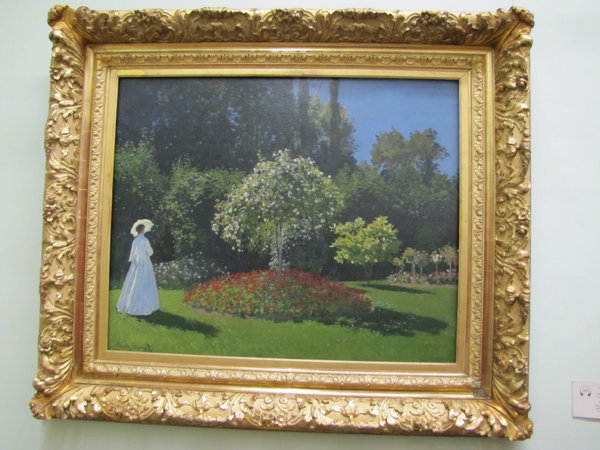 Hermitage Monet Lady In The Garden