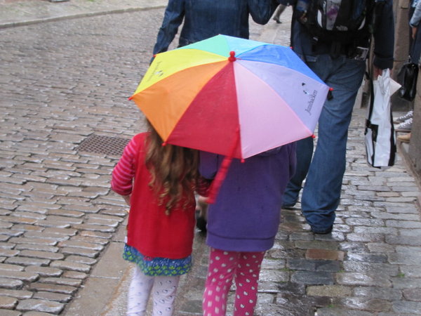 Stockholm rainy happy kids