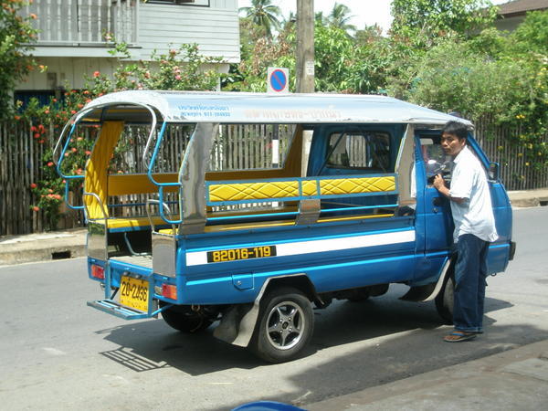 Typical taxi in Thailand