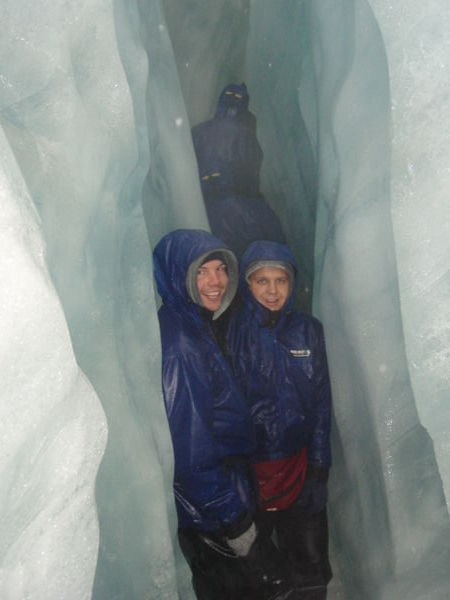 Sam & Sean on the Glacier