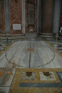 Part of the Sundial in Santa Maria degli Angeli