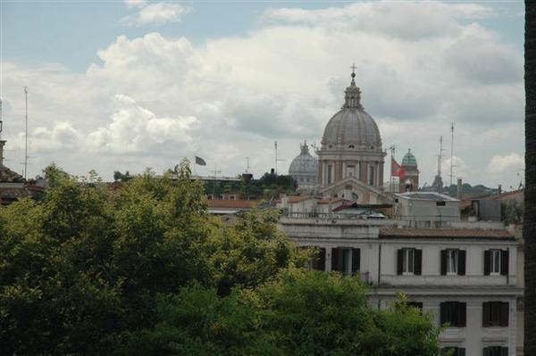 Roma Vista from atop the Spanish Steps