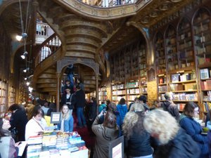 Ornate and quirky bookshop, Porto