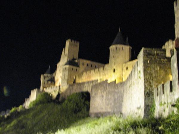 Carcassonne  by night