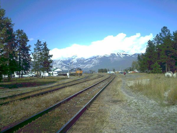 Trans Continental Railway line at  Jasper