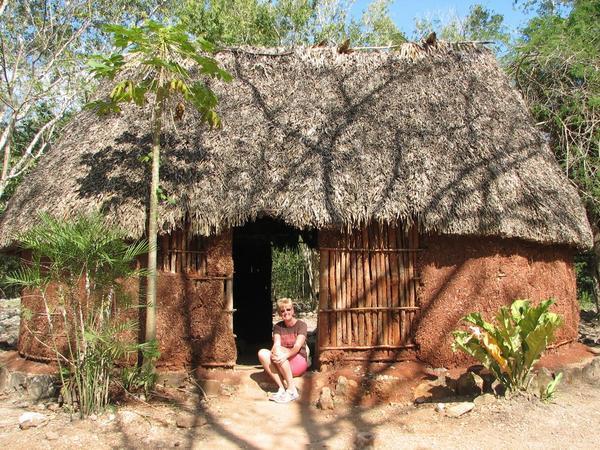 Traditional Mayan home
