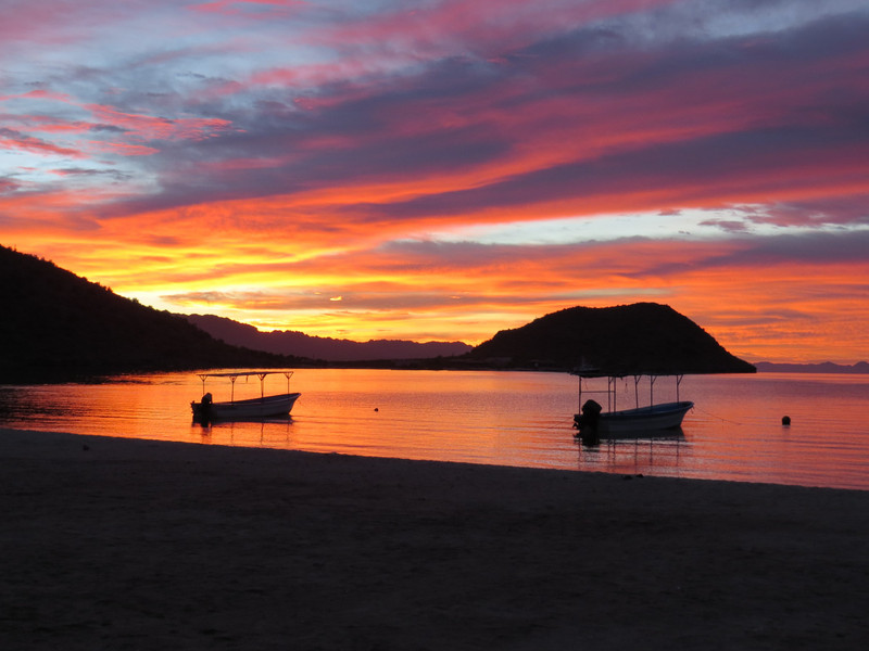 Sunrise at Bahia de Los Angeles 