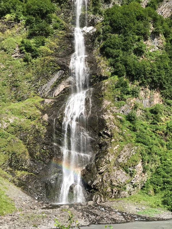 Rainbow waterfall,