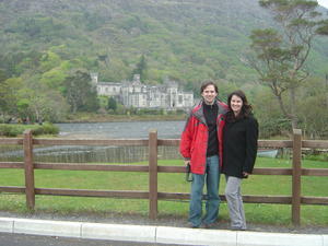 Kevin and Erin at Kylemore Abbey