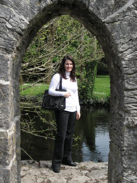 Erin at Cong Abbey