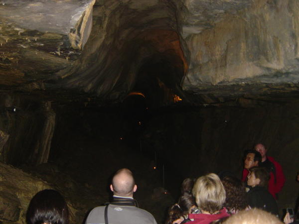 Caves are dark