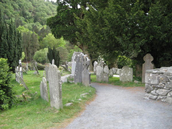 The cemetery at Glendalough