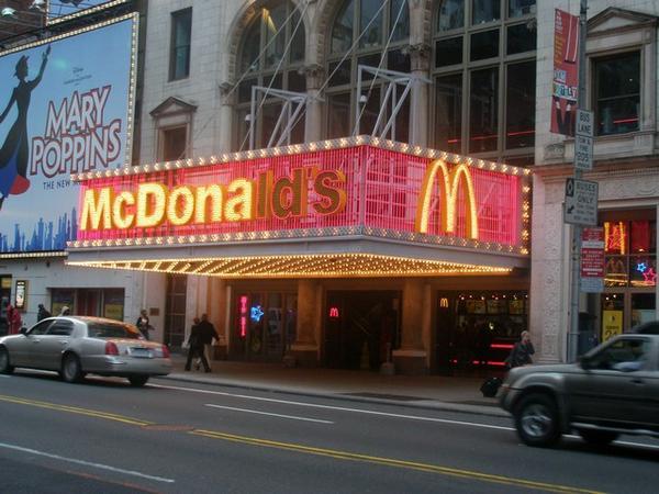 The most impressive entrance to a McDonalds I ever saw...