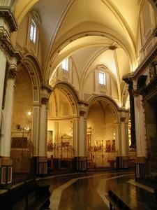 Inside the cathederal