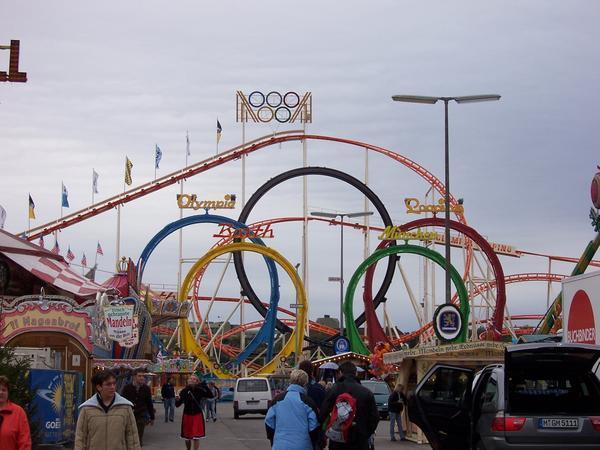 The Olympic 5 loop rollercoaster Photo