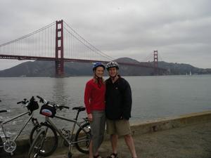 Our bike ride in San Fran