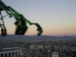 One of the extreme rides on the roof of the Stratosphere, Vegas