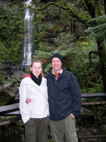 Both of us at Erskine Falls