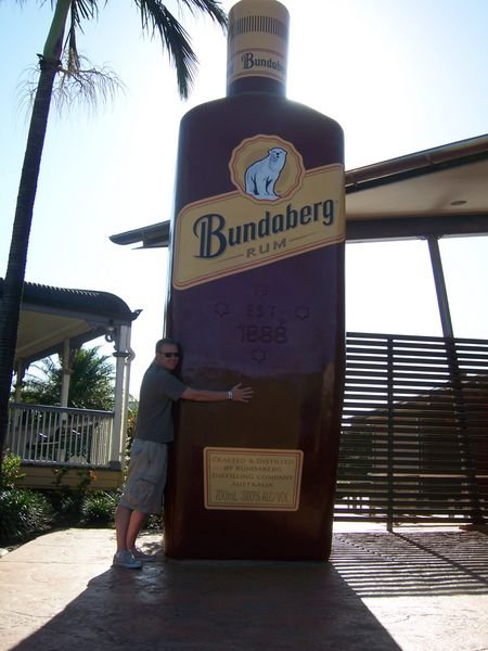 Rich with his bottle of Bundy