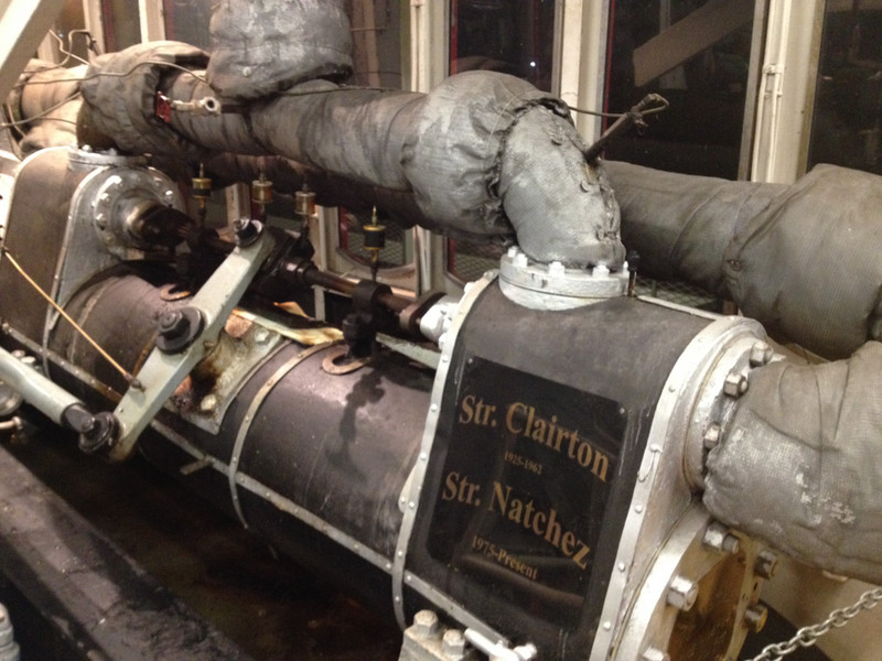 Steamboat Natchez engine room