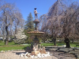 Public Garden fountain statue