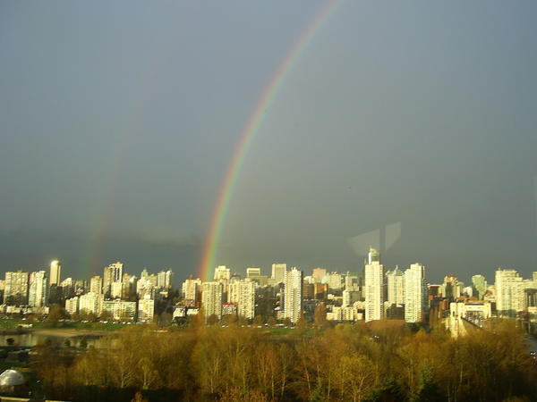 Rainbow over Vancouver