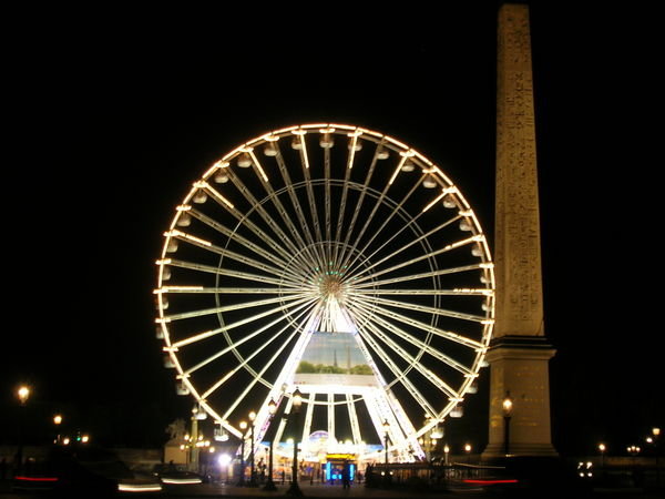 Place de la Concorde at night