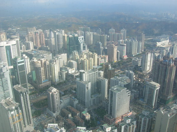 Shenzhen from Meridian View Centre