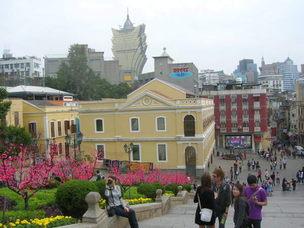Macau from ruins of St. Pauls 
