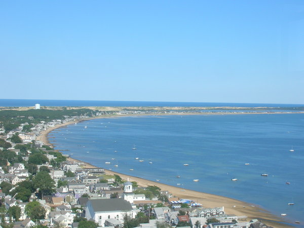 Provincetown view from Pilgrim Monument