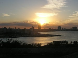 sunset from Fortaleza