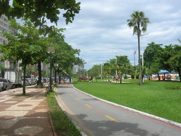 Santos bike lane
